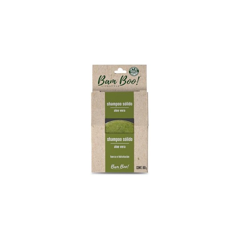 5 Pack Shampoo Sólido Artesanal Aloe Vera 80 Gr Bam
