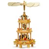 SIKORA P34 Classic Wooden Christmas Pyramid with 3 Levels