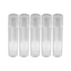 100pcs Transparente Bálsamo Labial Botella, 5ml Portátil Plástico Vacío Brillo