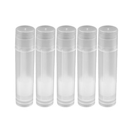 100pcs Transparente Bálsamo Labial Botella, 5ml Portátil Plástico Vacío Brillo de Labios Bálsamo Tubos con Varita, Reutilizables DIY Lipstick Botella