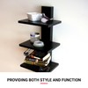 Proman Products - Mounted Spine Bookshelf, Wall Mounted Shelves, Spine