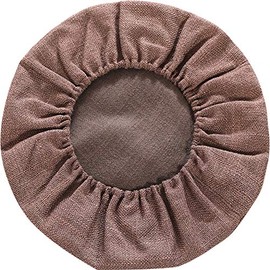 Kelendle Round Floor Pillow Cover Tatami Floor Cushion Cover Straw Japanese Futon Cover Meditation Seating Ottoman Throw Cover Protector for Living Room Indoor Outdoor Coffee,15.75 inches