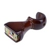 HEVSTIL 2-Pack Wood Curtain Rod Brackets,Return End Brackets for 1-2/5"