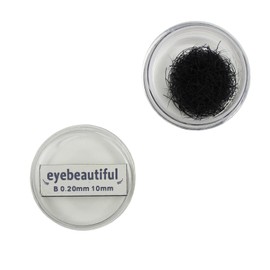 Eyebeautiful Individual Loose Silk Lashes .20mm B Curl 10mm Eyelash Extension