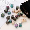 sourcing map 12Pcs Magic Dice Counters, Acrylic D6 Life Token