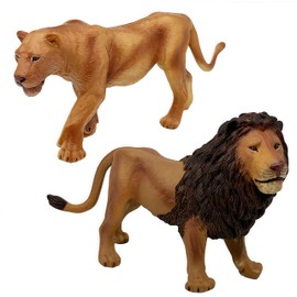 Gemini&Genius Lion Toys: Realistic Lion Action Figures for Kids, Great for Gifts, Party Favors, Cake Toppers and Display