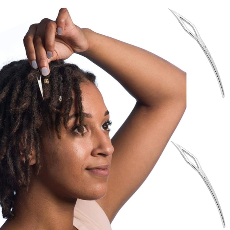 Dreadlock Tool Interlocking Tool for Locs, 4 Pcs Crochet Hook