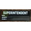 BuildingSigns.com NYC hpd Superintendent Notice sign(Black, Post janitor name/address-R