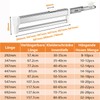 Extendable Telescopic Wardrobe Rail 292 mm