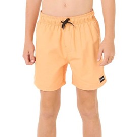 Rip Curl Boys' Offset Volley Boardshorts, Mandarin Zest