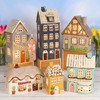 Shudehill Giftware Village Pottery Pub Tealight Collection - Crown, Red