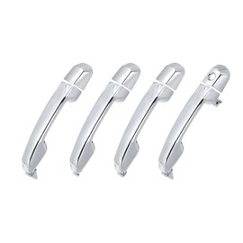 Replacement Parts For 4x For 2010-22 Toyota 4Runner Exterior Door Handle Chrome Front Rear Left Right Mod-GS95-19180
