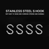 UPUPMOON 24 pcs. 304 Stainless Steel 1.5 in. S Hooks