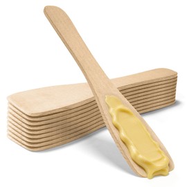 OSDUE Wooden Spatula, Set of 10 Beechwood Spatula for Cooking, Heat-Resistant, Durable, Easy to Use, Non-Scratch Wood Spatulas for Kitchen, Ideal for Cooking and Baking