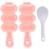 FUNGYAND Rice Ball Mold Set, 2 Pack DIY Rice Shakers