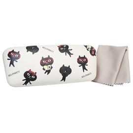 Friends Hill [Glasses Case] Glasses Case / Cat Man FRIENDSHILL Friends Hill Hard Type Gift Goods Mail Order, Ivory