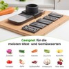 Oderra Vegetable Slicer Stainless Steel with 6 Blades, Mandolin Kitchen