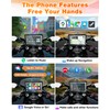 YHTIMIOX Motorcycle CarPlay Screen, 7 Inch Waterproof Touchscreen, Portable Carplay