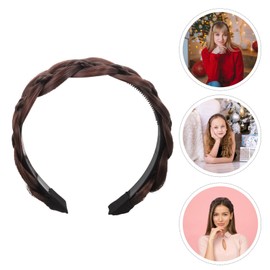 VALICLUD Stylish Non-slip Braided Hair Band for Women Unique Decorative Headband Comfortable Everyday Hair Accessory for Girls Elegant Ornament Present Idea