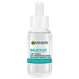 Garnier Hautklar Salicylic 7-Day Clinical Siero anti-impurità – 7% complesso con acido salicilico e niacinamide – Siero viso contro brufoli, pori e brufoli – Per pelli sensibili, 30 ml