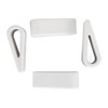 WOOXGEHM Laptop Stand, Pack of 4, Portable, Adjustable, Non-Slip, Rubber,