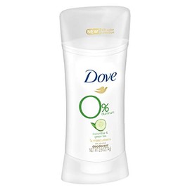 DOVE WOMENS DEO Dove 0% aluminum deodorant cucumber & green tea 2.6oz, pack of 3, 7.8 Ounce