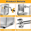 Potato Spiral Cutter, Manual Tornado Potato Spiral Cutter Stainless Steel