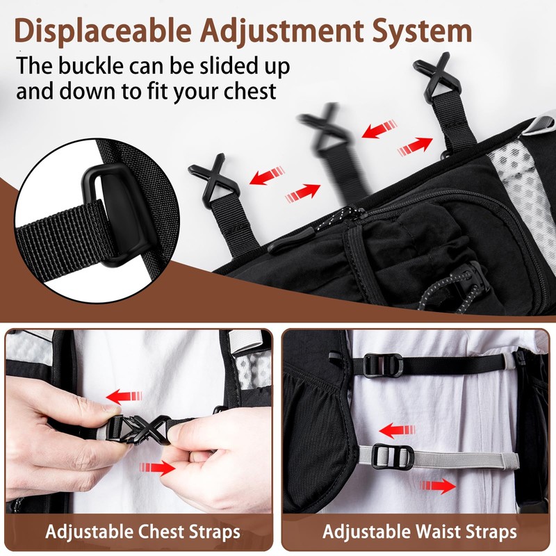 Running Hydration Vest for Women and Men - Lightweight Water