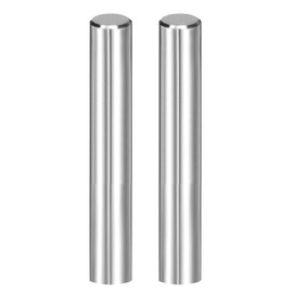 uxcell 2 Pcs 12 mm x 80 mm Dowel Pins, 316L Stainless Steel Cylindrical Dowel Pins Shelf Support Peg Pin Rod Fasten Elements Metal Shelf Pegs Silver Tone