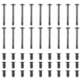iplusmile 60pcs Computer Case Fan Screws Kit, PC Fan Screws Chassis Fan Screws Computer Screw Set Radiator Screws Flat Case Fan Screw 1