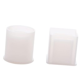 Operitacx 3 Sätze Handwerk aus Silikon Formen für Stiftbehälter Ovulationsteststreifen Silikonformen Blumentopfform Behälter aus Silikon Pflanze Schimmel Modell Weiß