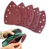 50 Pieces Sanding Pads, 11 Hole Sanding Sheets Hook and