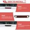 Tail Light Lamp Cover Guard and 3rd Third Brake Light