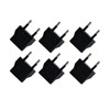 6 Pack European Travel Plug Adapter, US to Europe Adapter