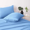 Hafaa Pillow Cases 2 Pack Brushed Microfiber Plain Pillow Cases