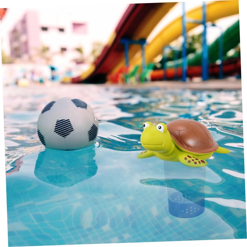 Totority 1Pc Cartoon Turtle Pool Chemical Floater Dispenser for Swimming