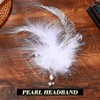 Feather Hair Clip 1920 Flapper Hair Accessories for Women