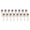 HARFINGTON 16pcs Paint Brushes 2.5" Flat Paint and Chip Brushes
