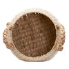 Household Essentials Cattail and Paper Terra Basket, Natural and Cream
