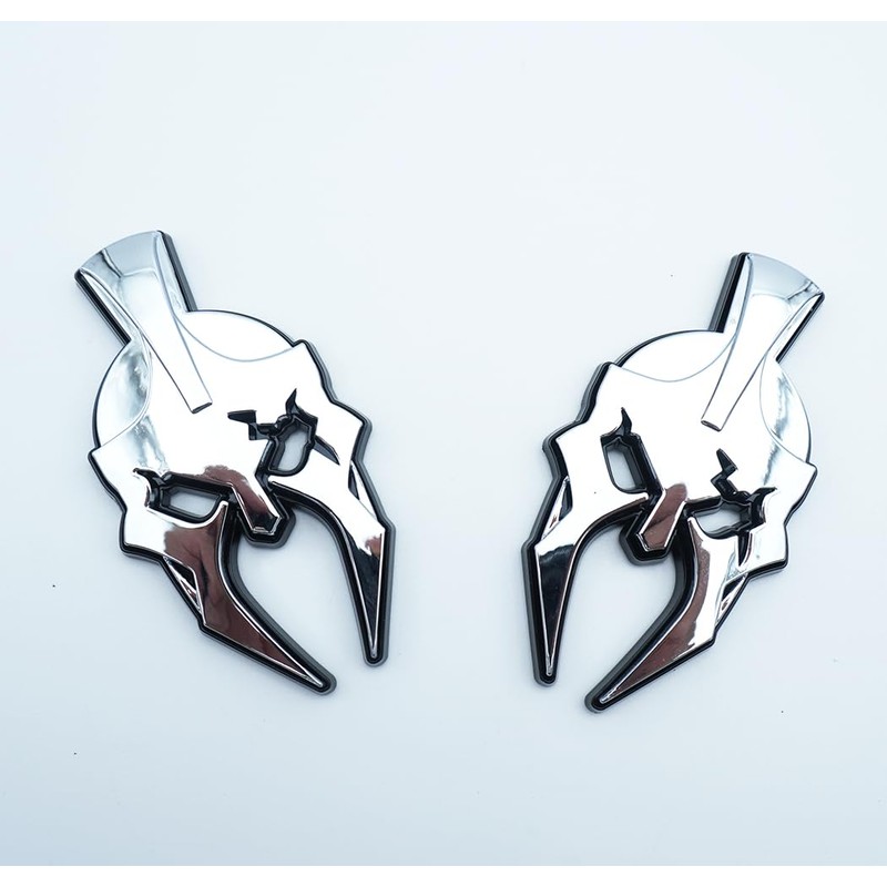 2Pcs Right Left Side Custom Gladiator Emblems 3D Badges Replacement