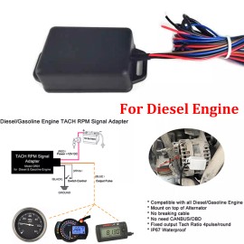 MAIMEIMI Diesel Engine RPM Tacho Sensor Adapter Universal For Vehicle Truck Boat Yacht US