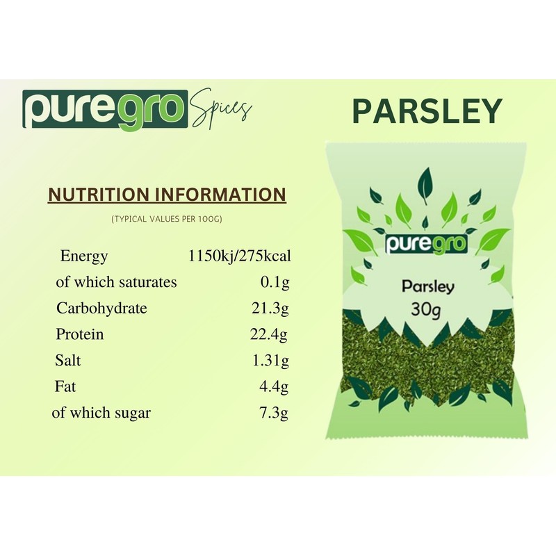Puregro Parsley 30g | PACK OF 1 | Dried Parsley