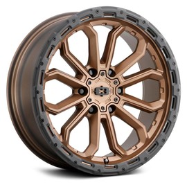 Vision 405 Korupt 16x8 6x5.5" +0mm Bronze Wheel Rim 16" Inch