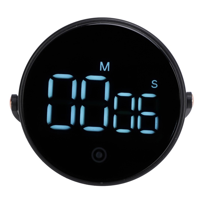 Digital Kitchen Timer LED Display Rotating 3 Volume Levels Adjustable