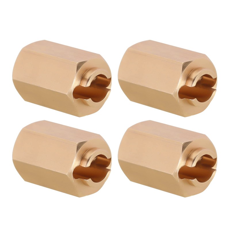 INJORA 12g/Set Brass Wheel Hex Hub 10mm Extenders Adaptor for