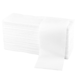 PACKOVE 100PCS Disposable Feet Towels Oil Resistant Nonwoven Bath Towel for Spa Salon Hot Spring and Household Cleaning Soft Comfortable Material