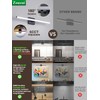 zouzai Second Generation Modern LED Bathroom Vanity Light Bar Black