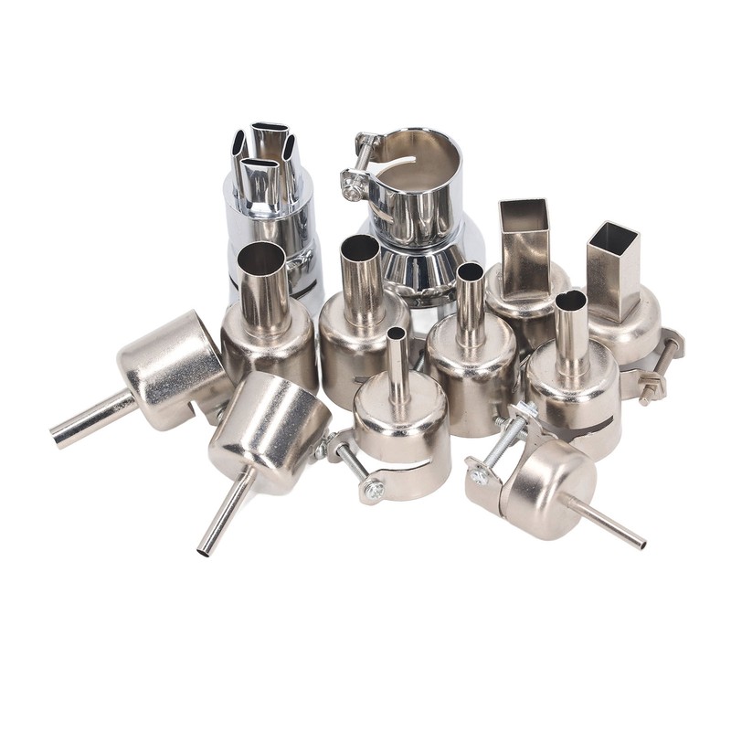 12Pcs Hot Air Gun Nozzle with Locking Screw Heat Gun