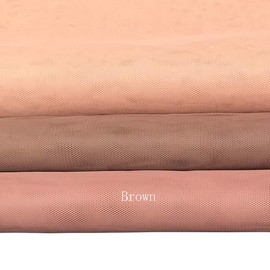 BLICAP 1/2 Yard Swiss lace net for making wig caps toupee, foundation wig accessories (Brown)