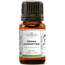 MY COSMETIK - Oregano Essential Oil - Organic - HEBBD/HECT Chemotyped - 100% Pure and Natural - ECOCERT Certified - 10 ml